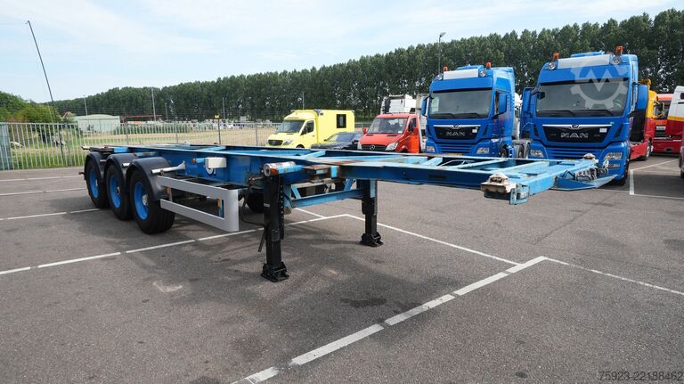 Konteyner taşımacılığı Van Hool 3 Axle container chassis 20/30ft