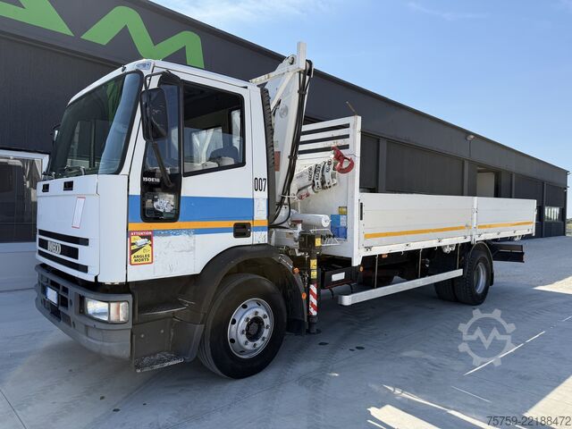 Kamyon üzerine monteli vinç Iveco Eurocargo 150E18 Pritsche+Kran Amco Veba