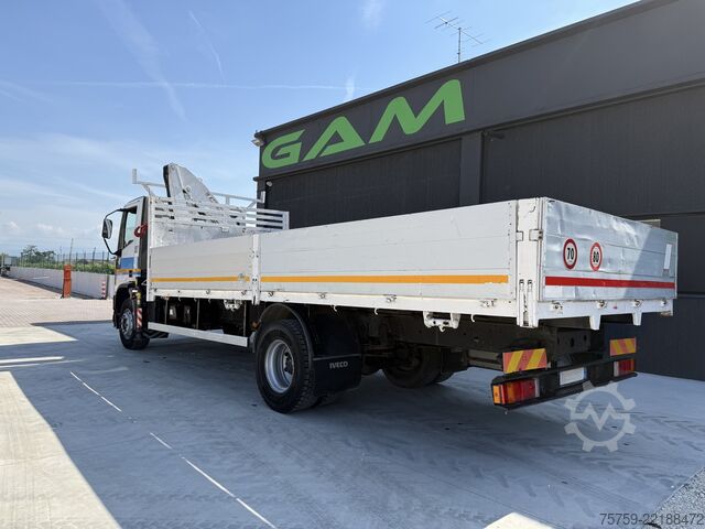 Kamyon üzerine monteli vinç Iveco Eurocargo 150E18 Pritsche+Kran Amco Veba