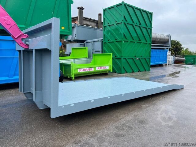 Kampós konténer CONTAINER A PIANALE SENZA SPONDE CON CODA A ZERO P