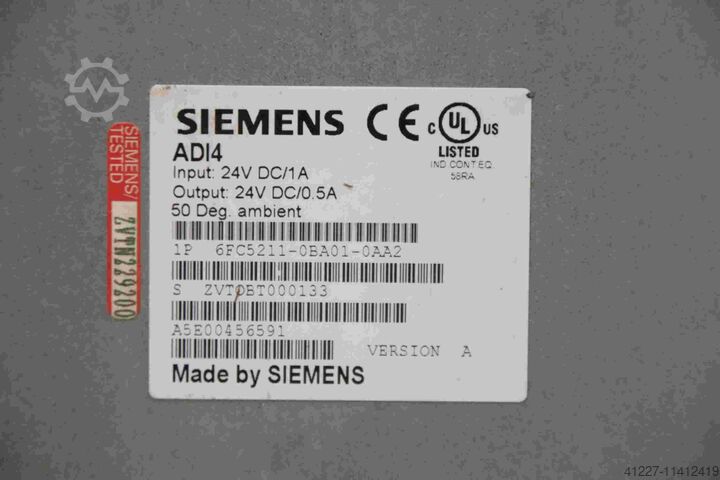 Sterowanie ścieżką Sinumerik Siemens Uldrian ADI4 6FC5211-0BA01-0AA2