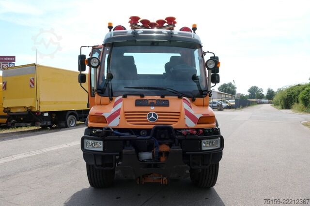 Camion basculante trilateral unimog 405/12 U 400 KLIMA AHK Variopilot