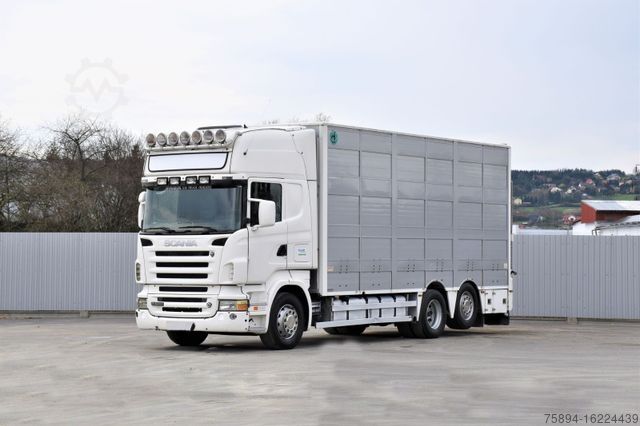 Veewagen SCANIA R 500 TIERTRANSPORTWAGEN 7,10m / 4STOCK