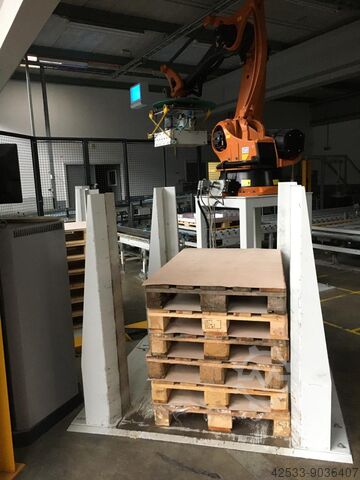 Palletiser til sække og bakker Meypack Kuka Kuka KR 180-2PA