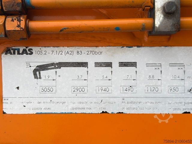 Vehicul de tractare MAN TGA 26.360 * ATLAS 105.2 - 7.112 * TOPZUSTAND