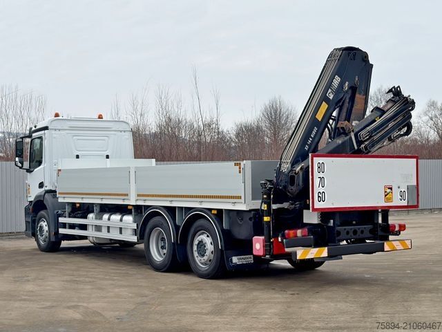 Macara montată pe camion MERCEDES-BENZ ANTOS 2540* HIAB 144 BS - 2 HIDUO /FUNK