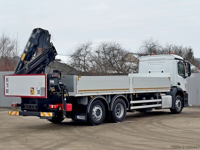 Macara montată pe camion MERCEDES-BENZ ANTOS 2540* HIAB 144 BS - 2 HIDUO /FUNK