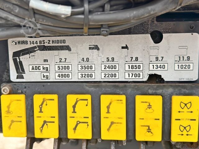 Macara montată pe camion MERCEDES-BENZ ANTOS 2540* HIAB 144 BS - 2 HIDUO /FUNK