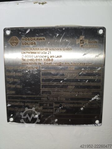 Gravimetrijski precizni dozirni uređaj HOSOKAWA solids solutions GmbH DSA 45