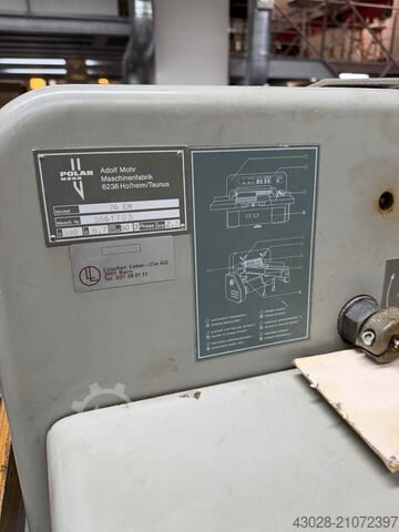 Snijmachine POLAR 76 EM
