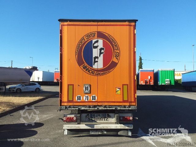 Brandalı açık yarı römork Schmitz Cargobull Semitrailer Curtainsider Standard