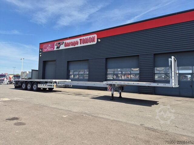 Semirreboques plataforma Lecitrailer PLATEAU TWISTLOCKS EXTENSIBLE