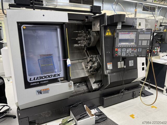 CNC strug OKUMA LU 3000 EX 2 SIMUL TURN