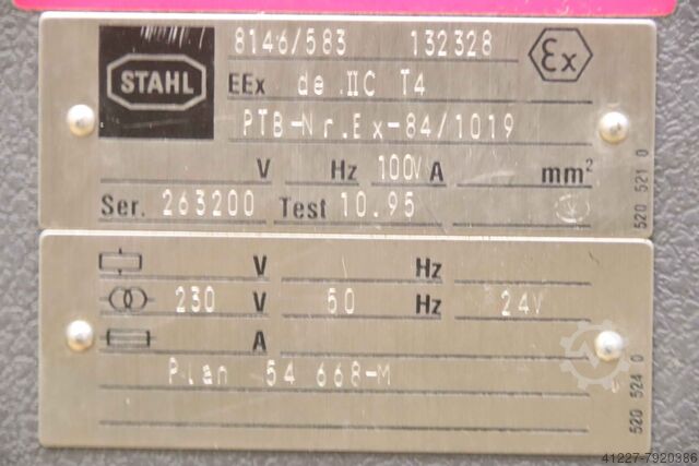 Transformador de tensão EX protegido Stahl EEx T4 230V 24V