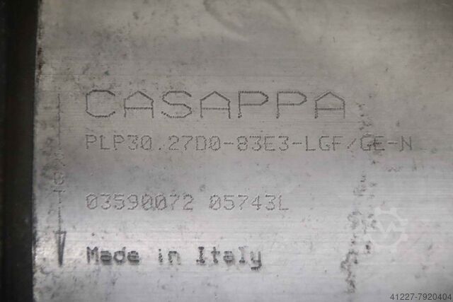 Hydraulisk pump Casappa PLP30.27DO-83E3-LGF/GE-N