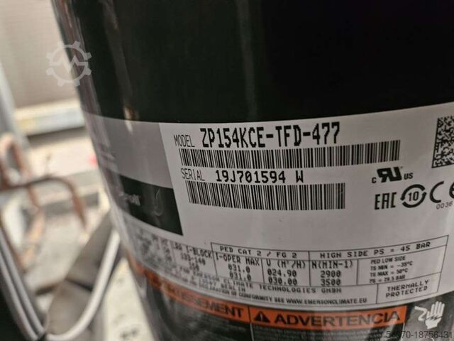 Koelmachine/warmtepomp New AIRCOOLED chiller Climaveneta NR N LN CA 0262P 70.25 kW/73.12 kW