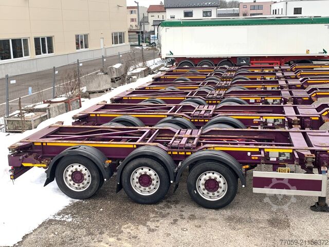 Wissellaadbak oplegger DENNISON Extendable 1x20'/2x20' /1x40'  (6.X)