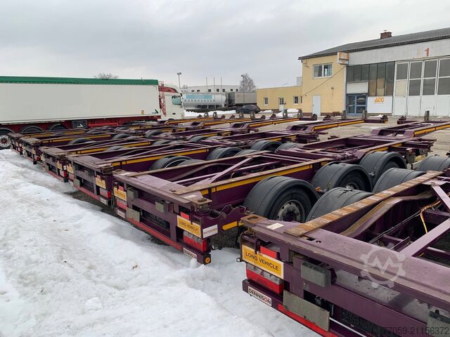 Wissellaadbak oplegger DENNISON Extendable 1x20'/2x20' /1x40'  (6.X)