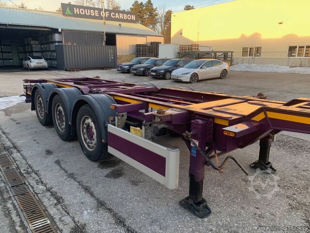 Wissellaadbak oplegger DENNISON Extendable 1x20'/2x20' /1x40'  (6.X)