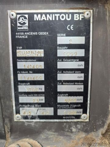 încărcător telescopic Manitou MT 1337 SLT TURBO!! 5000 uur!! mooie staat