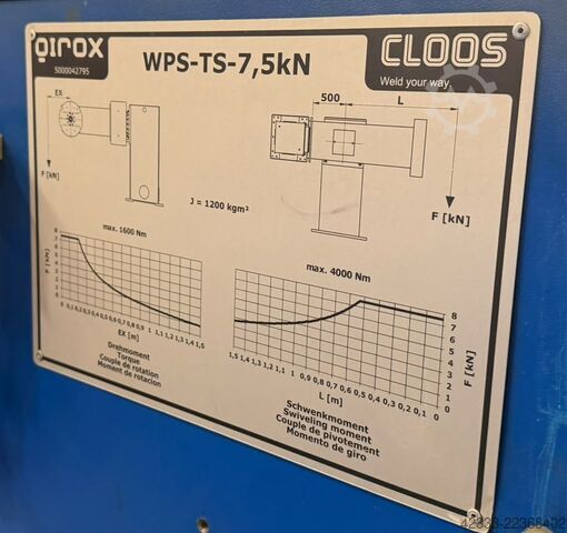 Robot industrial Cloos Qirox Roboter auf Hochfahrbahn