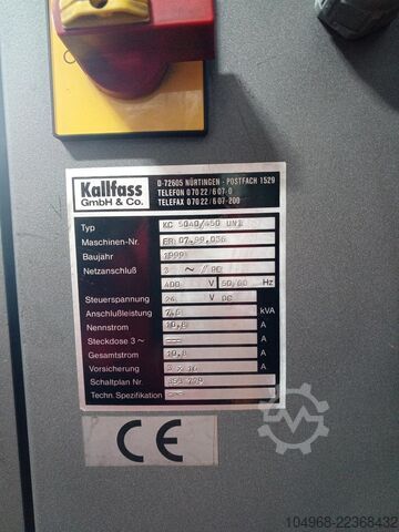 εξοπλισμός συρρίκνωσης KALLFASS KC 5040/450 Universal