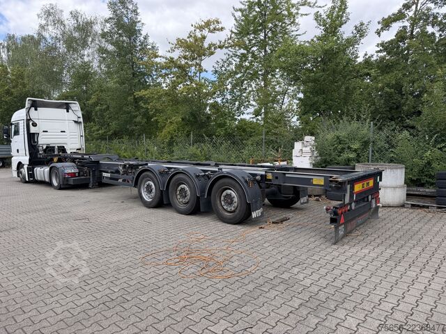 Naczepa z wymienną zabudową web trailer LPRS 24  3 Achs Container- Chassis incl. Generator TranscoolWenig Benutzt