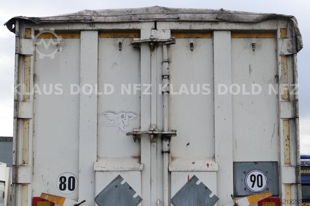 Tippsemitrailer BENALU C39C17 Kippmulde 57m³ Liftachse Plane