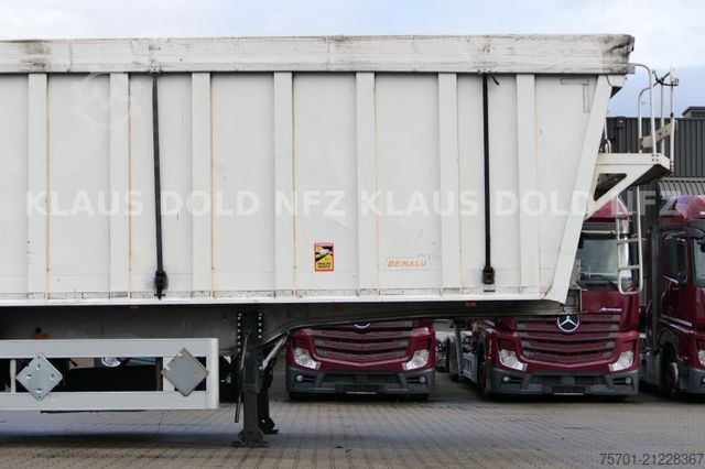 Tippsemitrailer BENALU C39C17 Kippmulde 57m³ Liftachse Plane