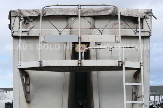 Tippsemitrailer BENALU C39C17 Kippmulde 57m³ Liftachse Plane