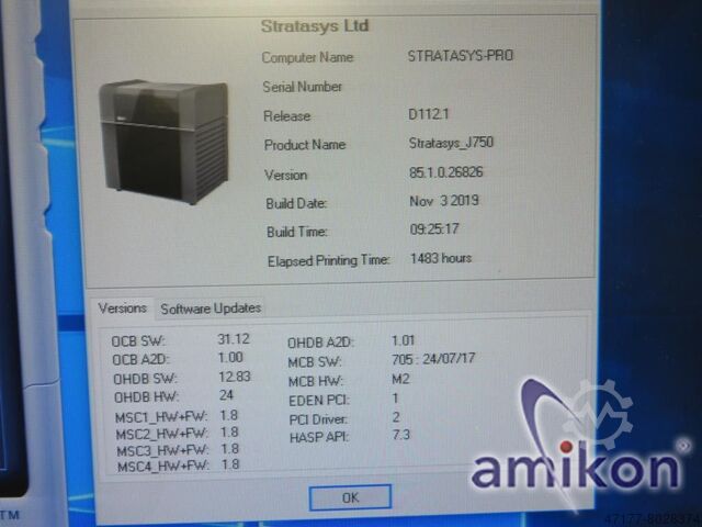 3D-printer PolyJet Stratasys J750