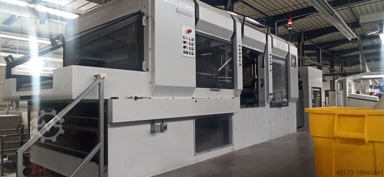 Düz yataklı kalıp kesici/levha kalıp kesici Heidelberg Dymatrix 113 CSB Pro