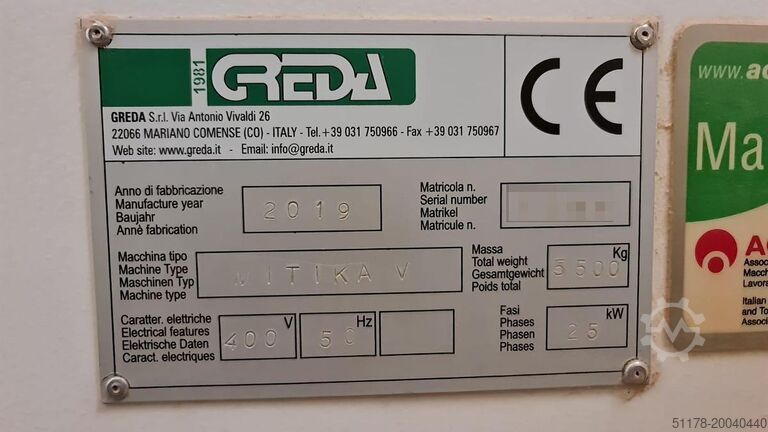 Greda MITIKA V Megmunkáló Központ, újszerű Greda MITIKA V