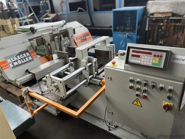 Automatisk bandsåg - horisontell KLAEGER & MUELLER HBA 300G CNC