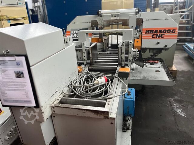 Automatisk bandsåg - horisontell KLAEGER & MUELLER HBA 300G CNC
