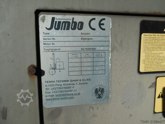 Chariot élévateur latéral Jumbo J/SHP60/15/40