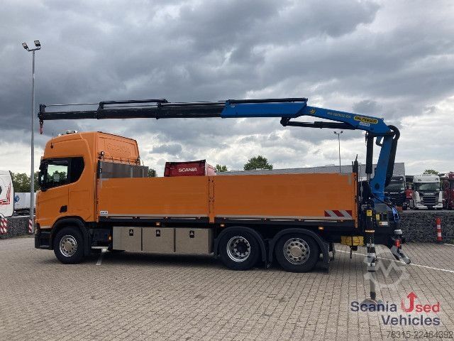 Ciężarówka z płaską platformą Scania R 540 B6x2 NA - PALFINGER - PK 18002 EH