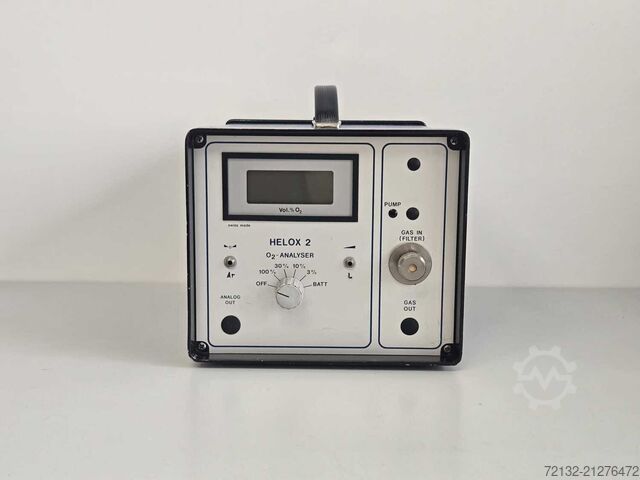 Residual oxygen measuring device Helantec Helox KVSN-F