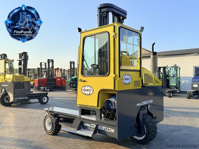 4-way forklift Combilift C5000 XL GAS TRIPLEX 6920 FORK POSITIONE