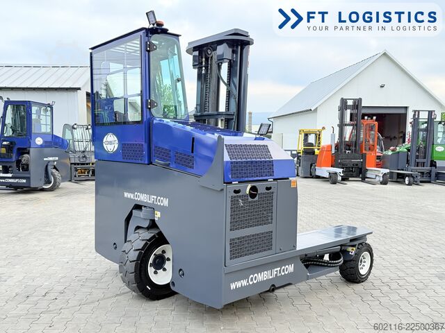 4-vejs gaffeltruck Combilift C4000 GAS TRIPLEX 5550 POSITIONER CABIN