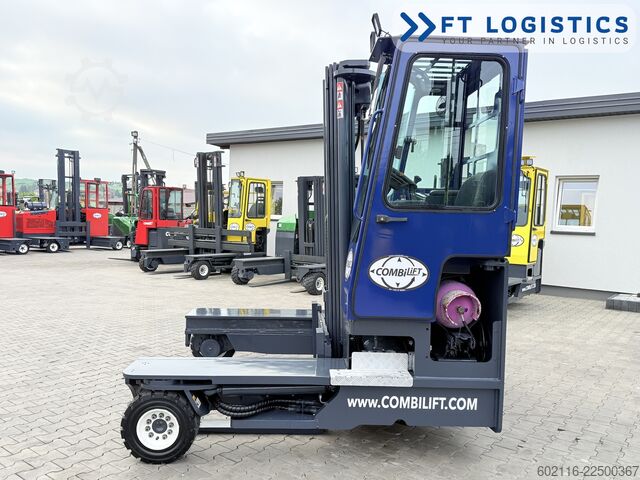 4-vejs gaffeltruck Combilift C4000 GAS TRIPLEX 5550 POSITIONER CABIN