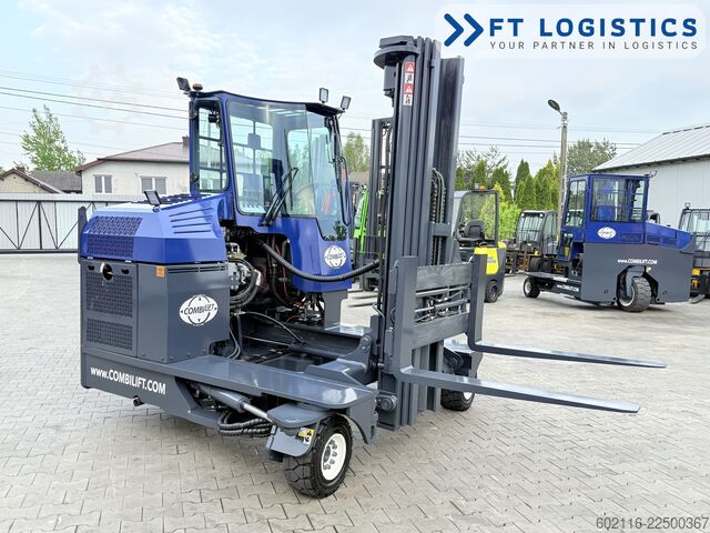 4-vejs gaffeltruck Combilift C4000 GAS TRIPLEX 5550 POSITIONER CABIN
