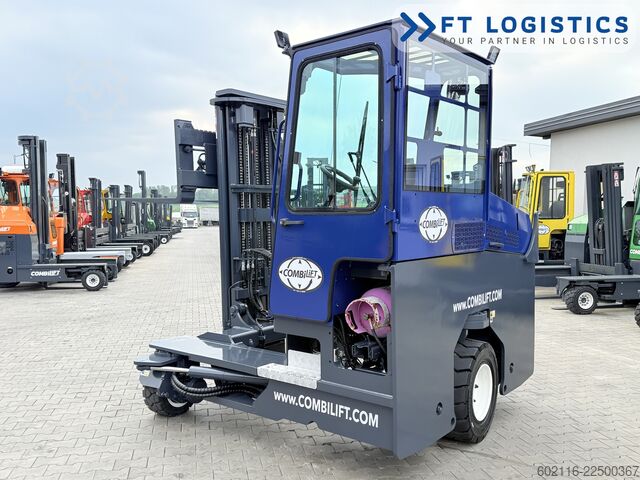 4-vejs gaffeltruck Combilift C4000 GAS TRIPLEX 5550 POSITIONER CABIN