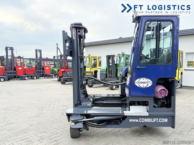 4-vejs gaffeltruck Combilift C4000 GAS TRIPLEX 5550 POSITIONER CABIN