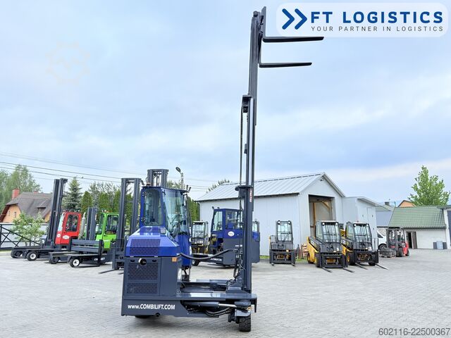 4-vejs gaffeltruck Combilift C4000 GAS TRIPLEX 5550 POSITIONER CABIN