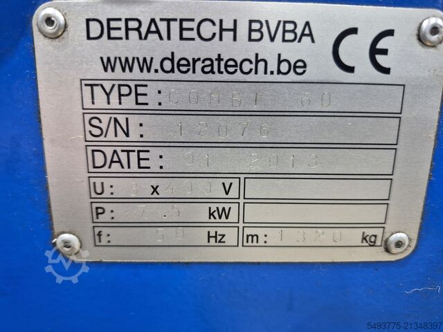 Szelvényacél olló Deratech COMBI 60