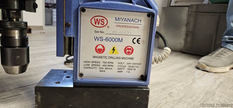 Wiertarka magnetyczna Miyanach Professional WS-6000M Magnetic Drilling Machine