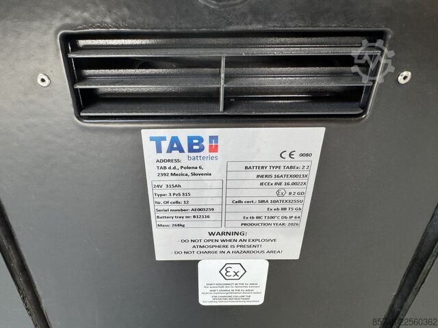 S 1.6 i * DEMO * Atex EX * Miretti 2G / Z1 * BATERIE NOUĂ !! HYSTER S 1.6 i * DEMO * Atex EX * Miretti 2G / Z1 * NEW battery !!