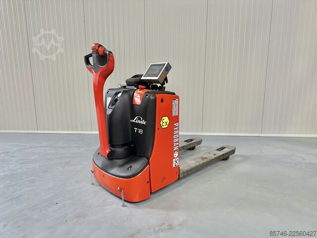 T 18 * DEMÓ * Atex EX * Pyroban 3G / Z2 * RAVAS * ÚJ akkumulátor !! LINDE T 18 * DEMO * Atex EX * Pyroban 3G / Z2 * RAVAS * NEW battery !!