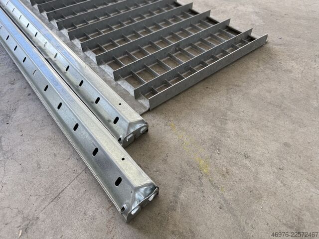Polcos állvány / Méretek: 1 282 x 400 mm Dexion HI280 Gitterrostboden und Traversen f. Regal